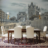 Gothic Stone Bridge Heritage View Wall Mural