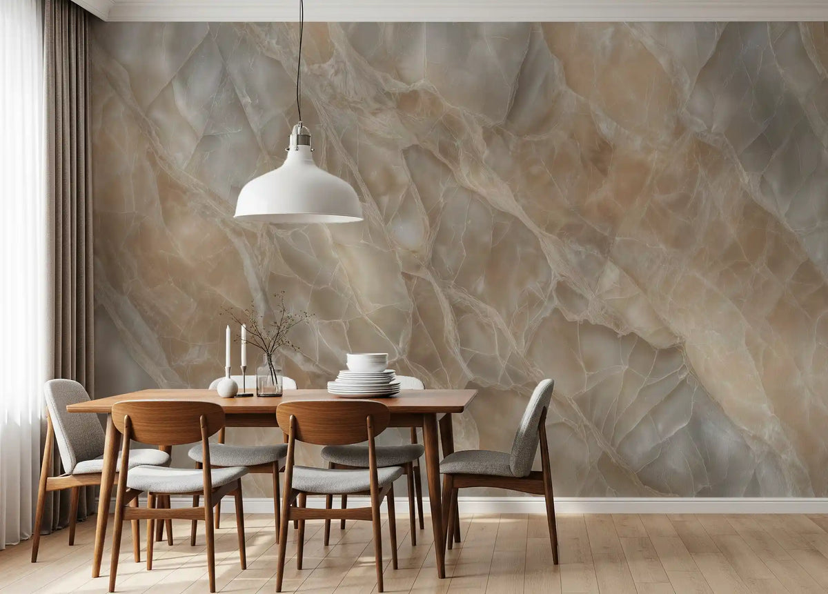Natural Polished Stone Texture Wall Mural