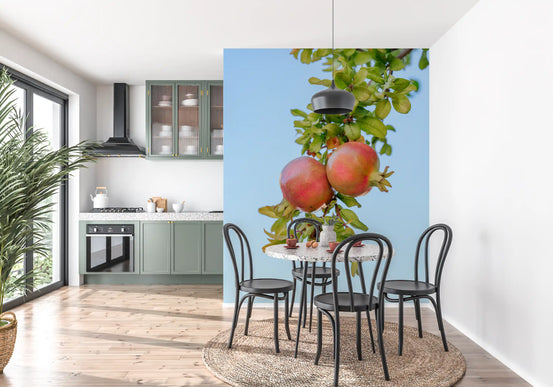 Sun-Ripened Pomegranate Harvest Wall Mural