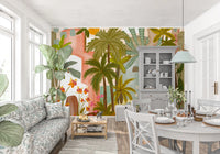 Mediterranean Palm Oasis Wall Mural