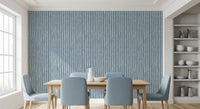 Minimalist Blue Vertical Brushstrokes Wallpaper⁠