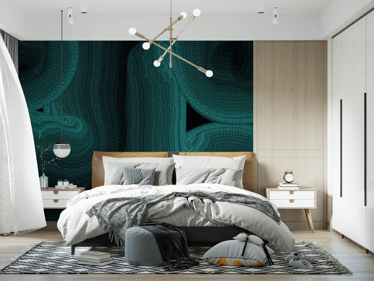 Deep Ocean Swirls Wall Mural