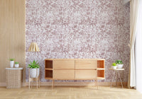 Blush Botanical Meadow Sketch Wallpaper⁠