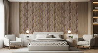 Neutral Brushstroke Vertical Stripes Wallpaper⁠