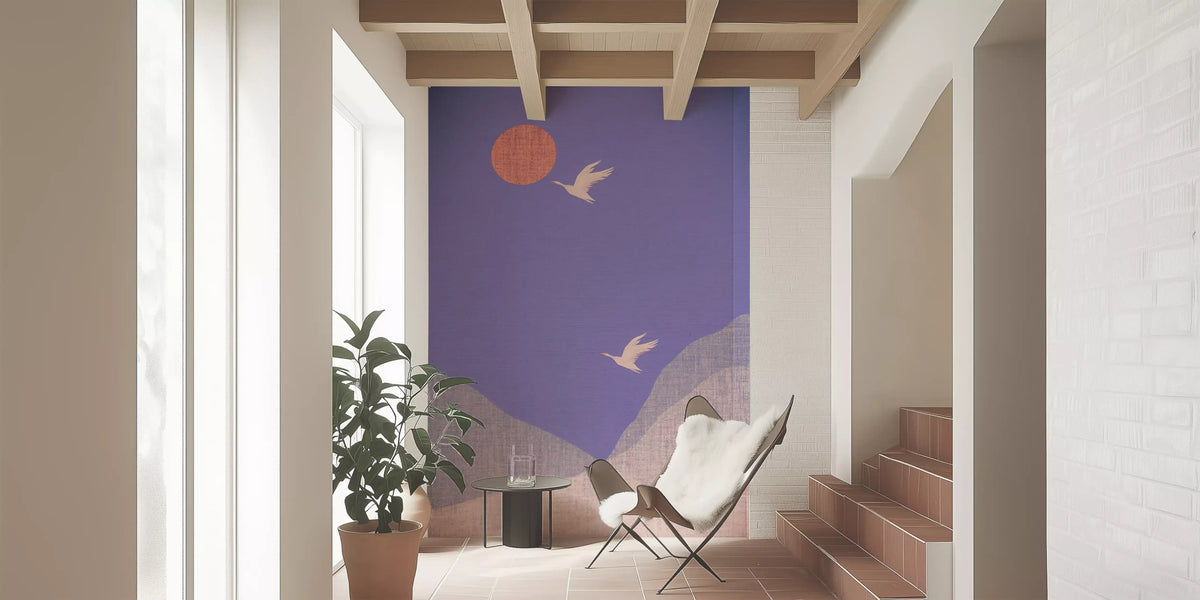 Zen Mountain Flight Landscape Wall Mural