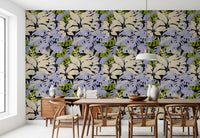 Jungle Foliage Silhouette Print Wallpaper⁠