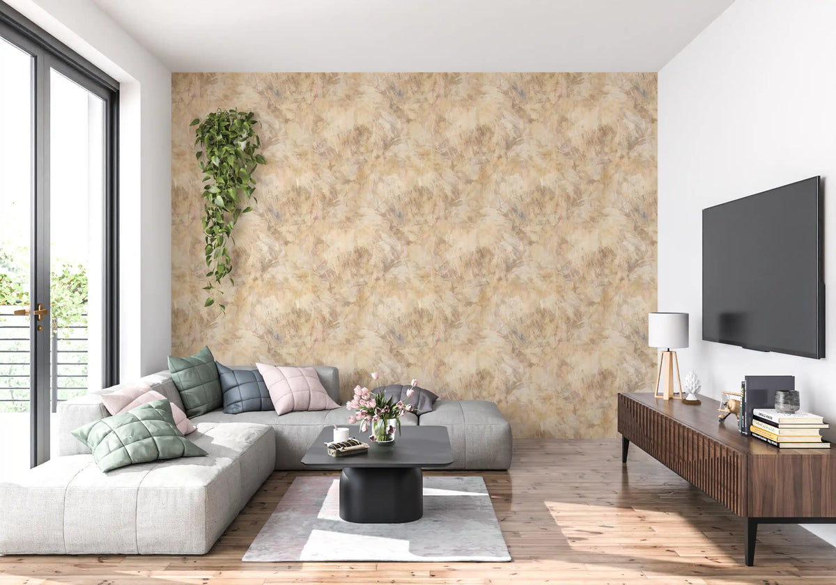 Rustic Earth Tones Abstract Wallpaper⁠
