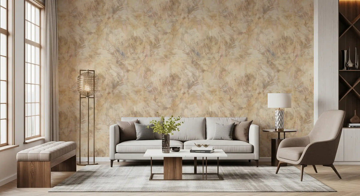 Rustic Earth Tones Abstract Wallpaper⁠
