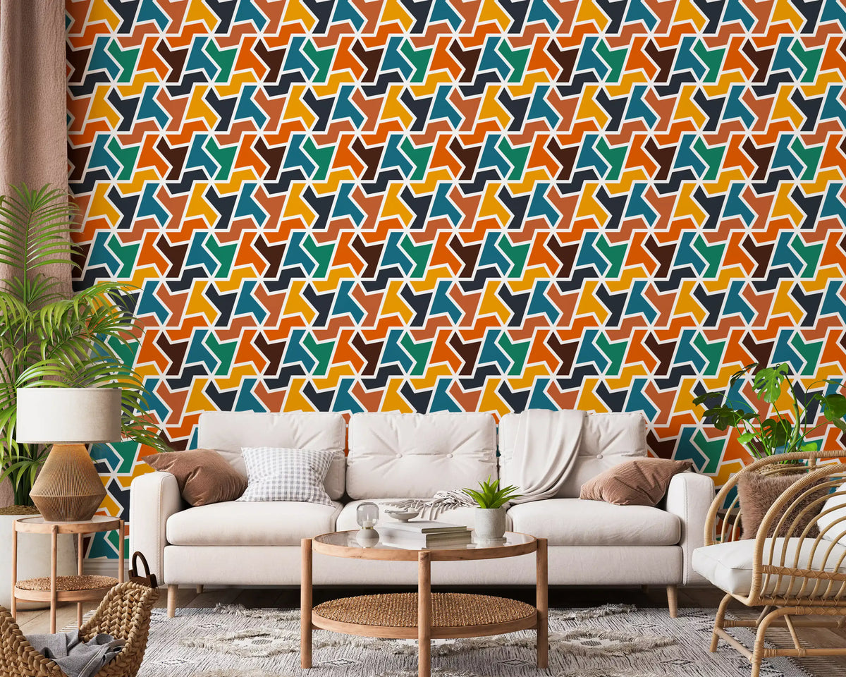 Abstract Polygons and Shapes Wallpaper⁠