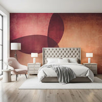 Organic Shapes Autumn Tones Wall Mural