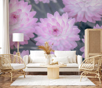 Watercolor Bloom Pastel Harmony Wall Mural