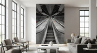 Metallic Urban Symmetry Wall Mural