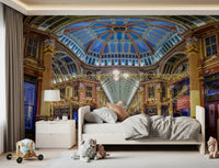 Victorian London Market Architectural Panorama Wall Mural