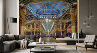Victorian London Market Architectural Panorama Wall Mural