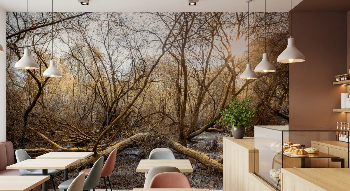 Sun-Drenched Wilderness Canopy Wall Mural