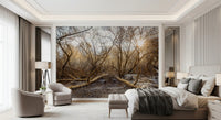 Sun-Drenched Wilderness Canopy Wall Mural
