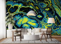 Colorful Marble Abstract Flow Pattern