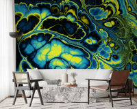 Colorful Marble Abstract Flow Pattern