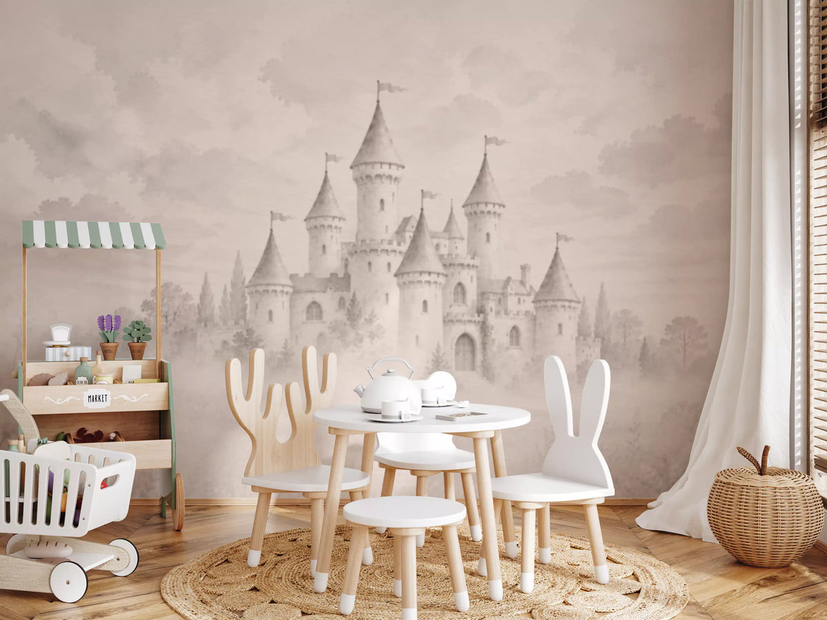 Castle Dreams – Vintage Cream Wall Mural