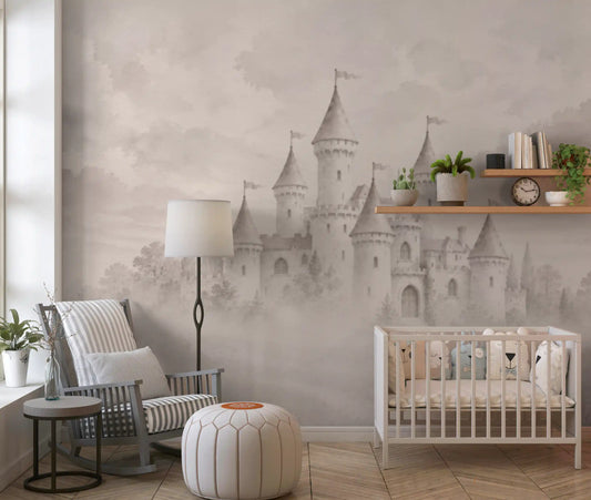 Castle Dreams – Vintage Cream Wall Mural
