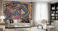 Modern Marbled Flow Texture Wall Mural