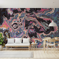 Vibrant Marble Flow Wall Mural