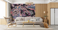 Vibrant Marble Flow Wall Mural