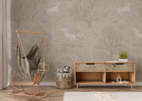Magical Unicorn Dreamland – Sandstone Wall Mural Wall Mural
