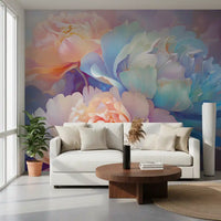 Pastel Peony Bloom Wall Mural