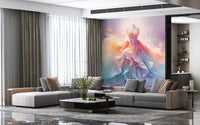 Delicate pastel dress Wall Mural