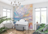 Ethereal Pastel Bloom Wall Mural