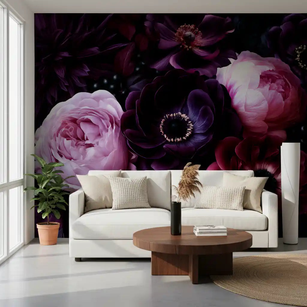 Dramatic Moody Botanical Garden Wall Mural