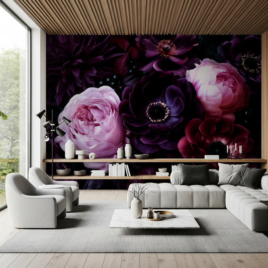 Dramatic Moody Botanical Garden Wall Mural