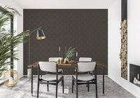 Symmetrical Copper Line Pattern Wallpaper⁠