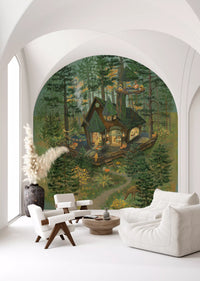 Tiny Woodland Shop Wall Mural