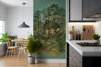 Tiny Woodland Shop Wall Mural