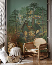 Tiny Woodland Shop Wall Mural