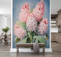 Spring Hyacinth Floral Art Print Wall Mural