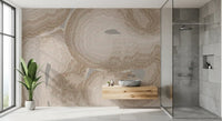 Organic Earth Tones Abstract Wall Mural