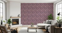 Muted Blush Camouflage Pattern Wallpaper⁠