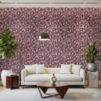 Muted Blush Camouflage Pattern Wallpaper⁠