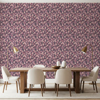 Muted Blush Camouflage Pattern Wallpaper⁠
