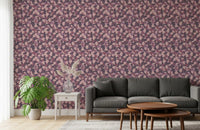 Muted Blush Camouflage Pattern Wallpaper⁠