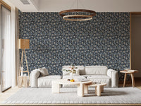 Modern Geographic Tonal Motif Wallpaper⁠