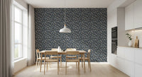 Modern Geographic Tonal Motif Wallpaper⁠