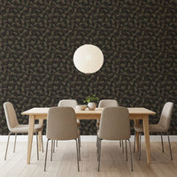 Forest Floor Rhythmic Leaf Print Wallpaper⁠