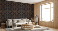 Earthy Tribal Abstract Symmetry Wallpaper⁠