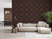 Abstract Tribal Line Motif Wallpaper⁠