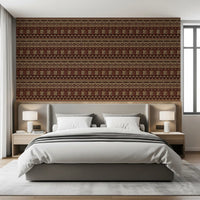 Earth Tone Tribal Stripe Wallpaper⁠