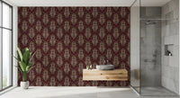 Tribal Mask Geometric Pattern Wallpaper⁠